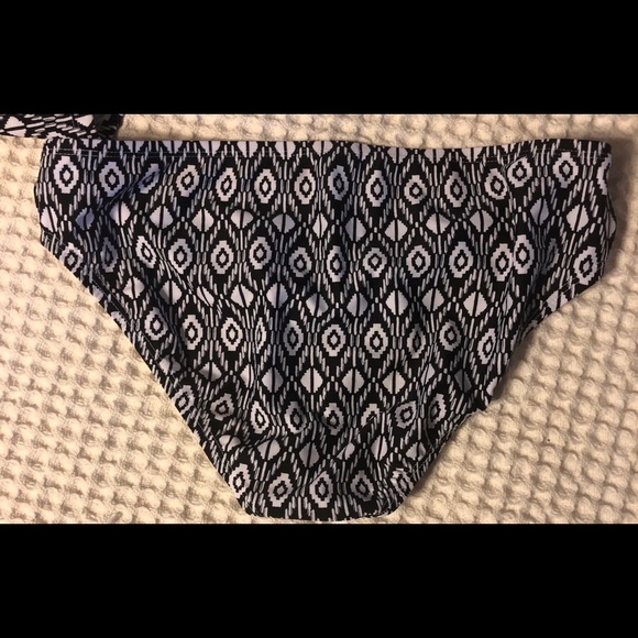 Oh Baby Maternity Racerback Tankini Swimsuit Black Size S - Picture 3 of 4